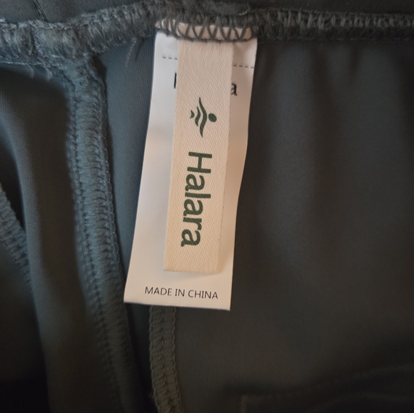 Halara Flex High Waisted Pocket Wide Leg Pants in Deep Aquamarine Size Large - Picture 8 of 9